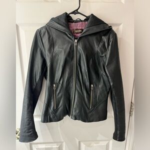 Leather coat Danier